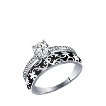 Sokolov Кольцо 94011139-17,5, серебро